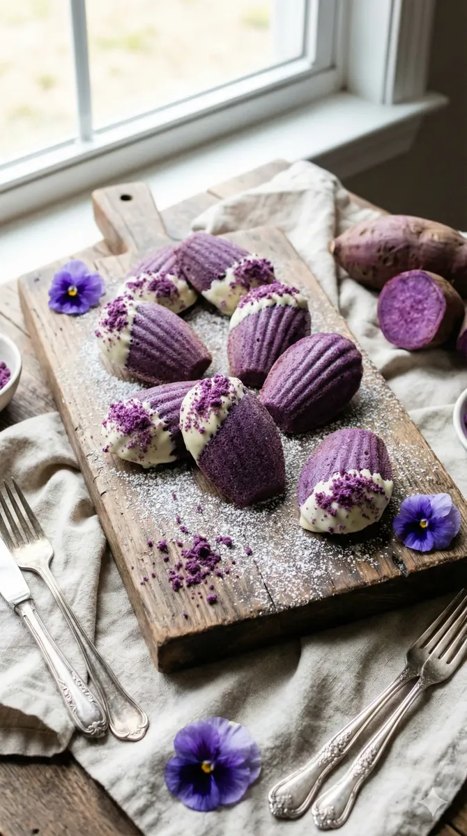 Ube Madeleines