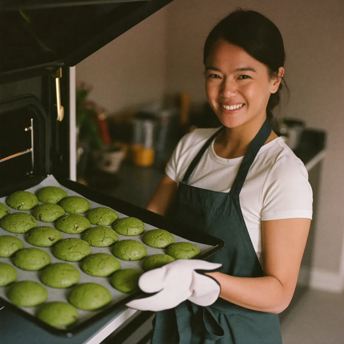 Matcha koekjes
