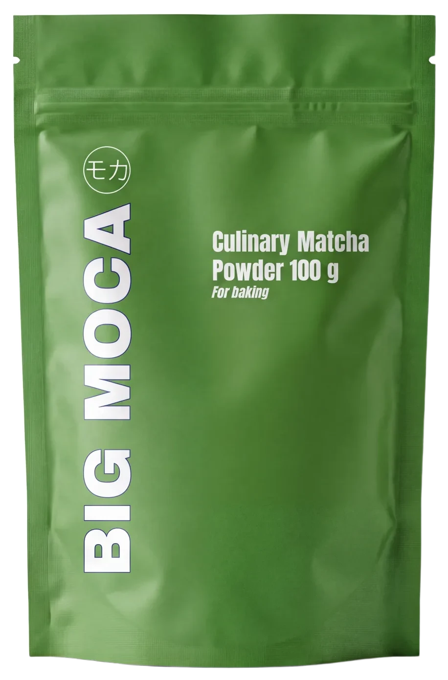 Big Moca Culinary Matcha 100g — 100% Matcha · Backqualität