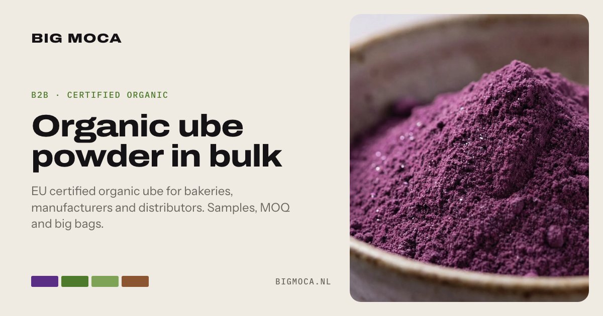 Ube Powder Hs Code Organic Ube Powder Wholesale | Certified Organic Ube in Bulk | Big Moca